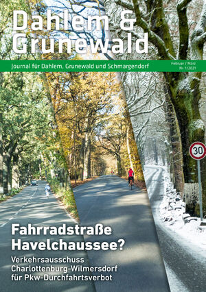 Titelbild Dahlem & Grunewald Journal 1/2021