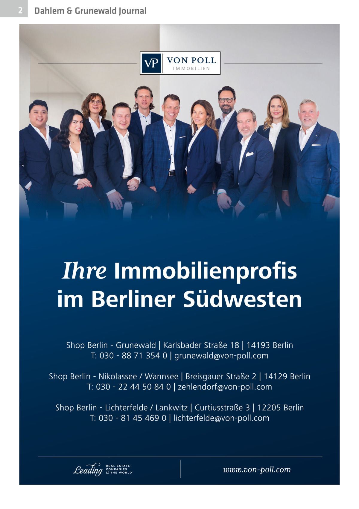 2  Dahlem & Grunewald Journal