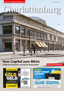 Aktuelles Titelbild der Gazette Charlottenburg