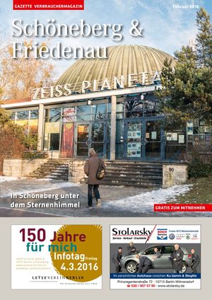 Titelbild Schöneberg & Friedenau 2/2016