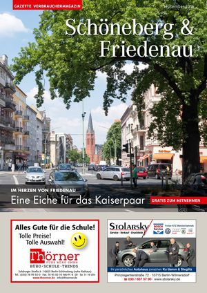 Titelbild Schöneberg & Friedenau 9/2016