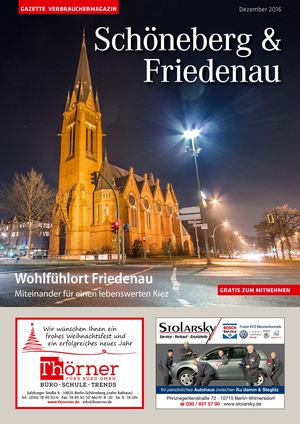 Titelbild Schöneberg & Friedenau 12/2016