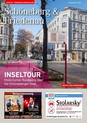 Titelbild Schöneberg & Friedenau 11/2018