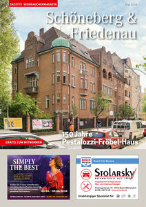 Aktuelles Titelbild der Gazette Schöneberg & Friedenau