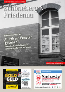 Aktuelles Titelbild der Gazette Schöneberg & Friedenau