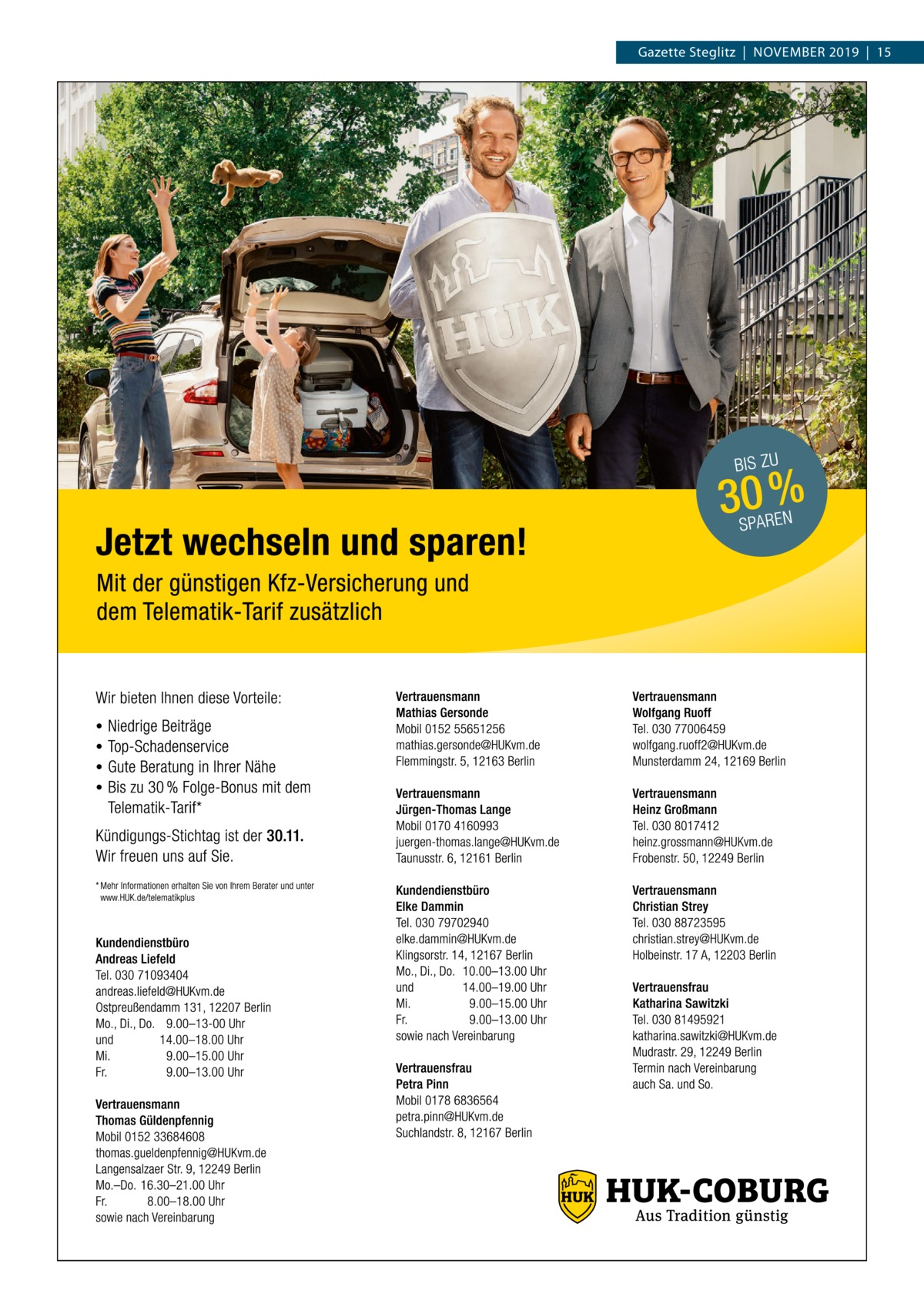 Gazette Steglitz  |  November 2019  |  15