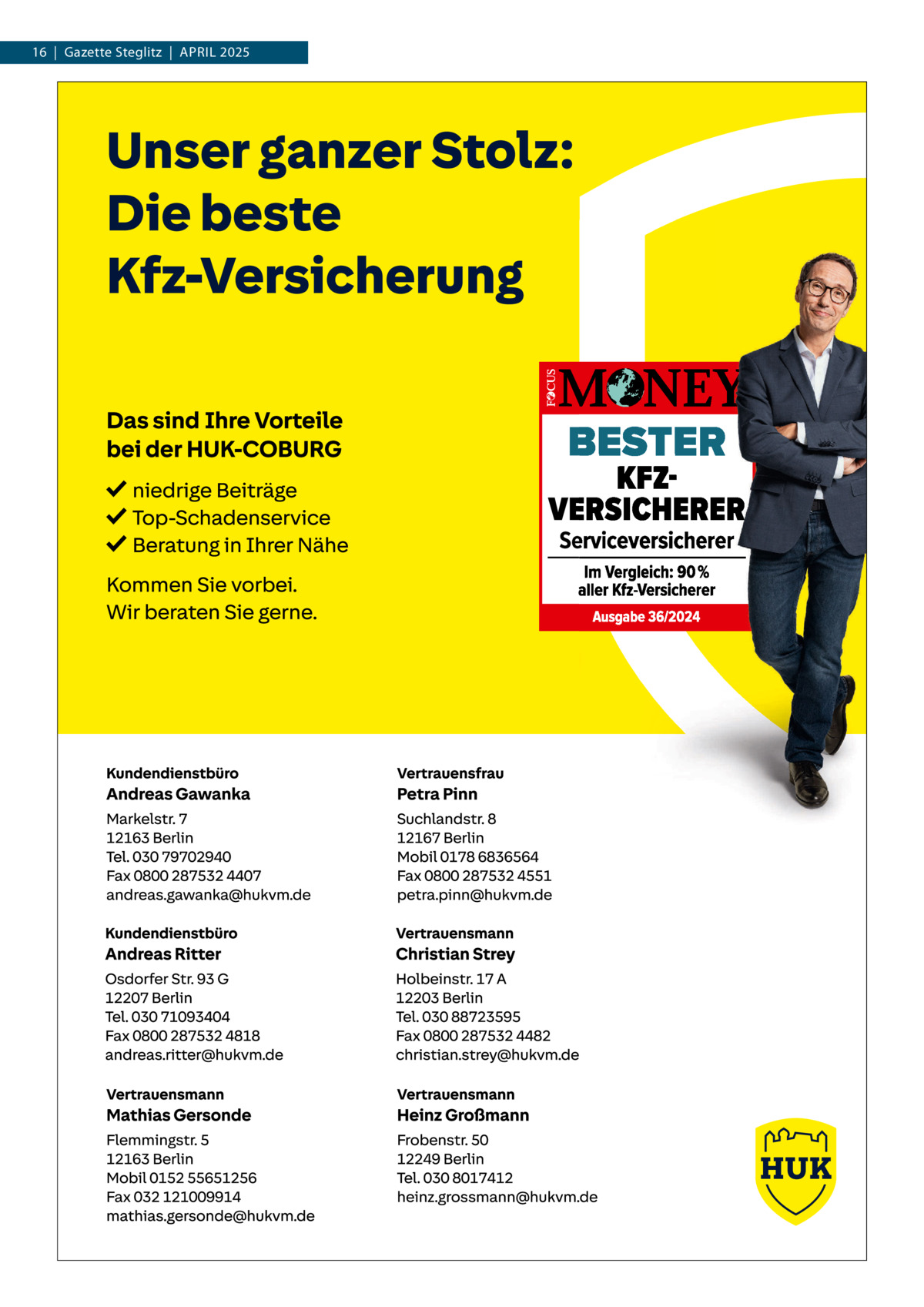 16  |  Gazette Steglitz  |  April 2025