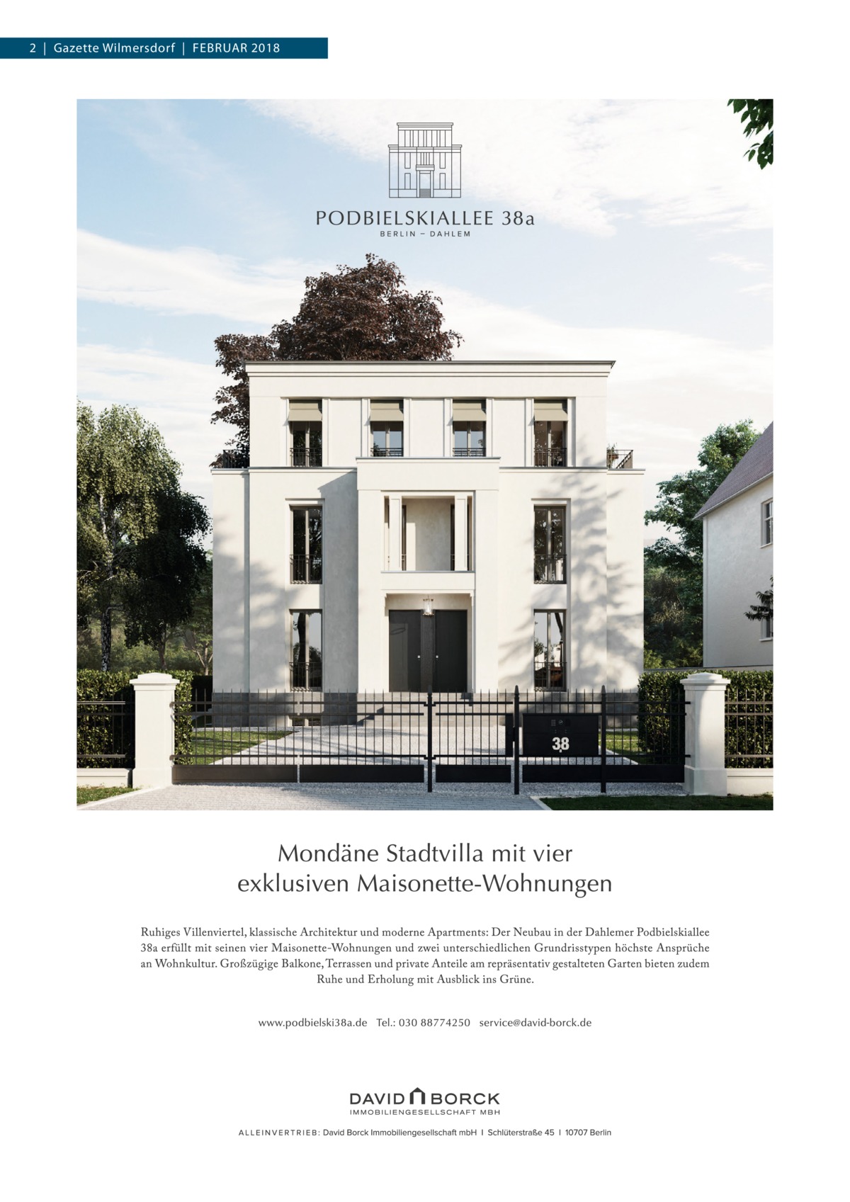 2  |  Gazette Wilmersdorf  |  Februar 2018