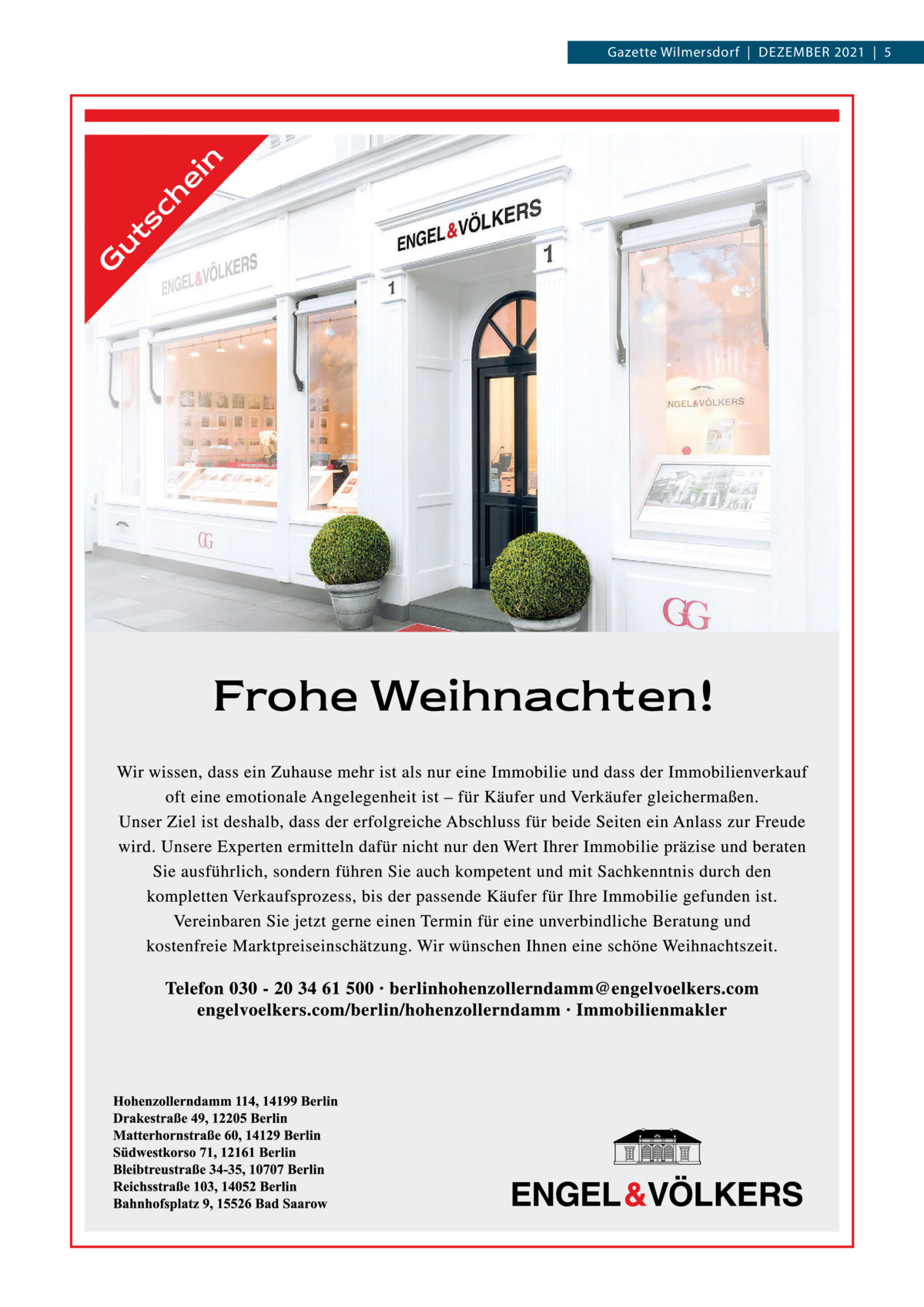 Gazette Wilmersdorf  |  Dezember 2021  |  5