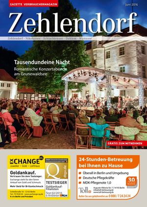 Titelbild Zehlendorf 6/2016