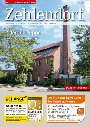 Titelbild Zehlendorf 7/2016