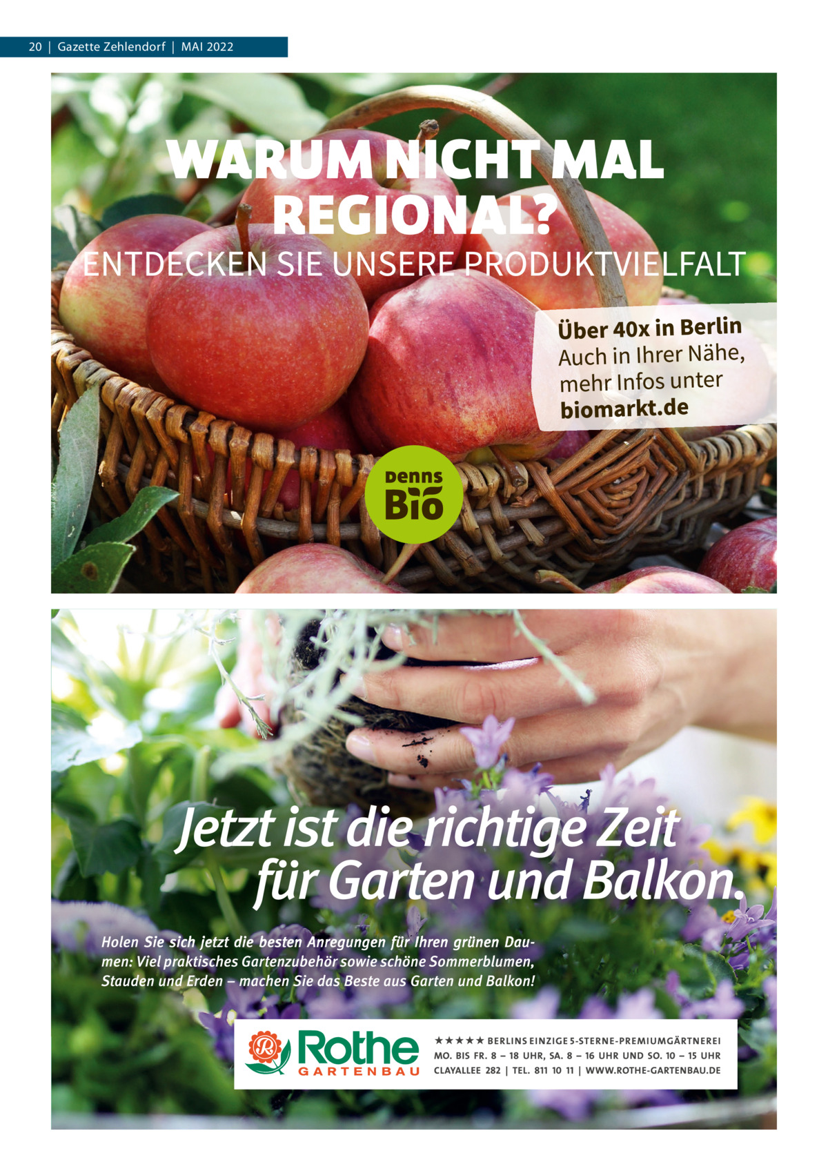 20  |  Gazette Zehlendorf  |  Mai 2022