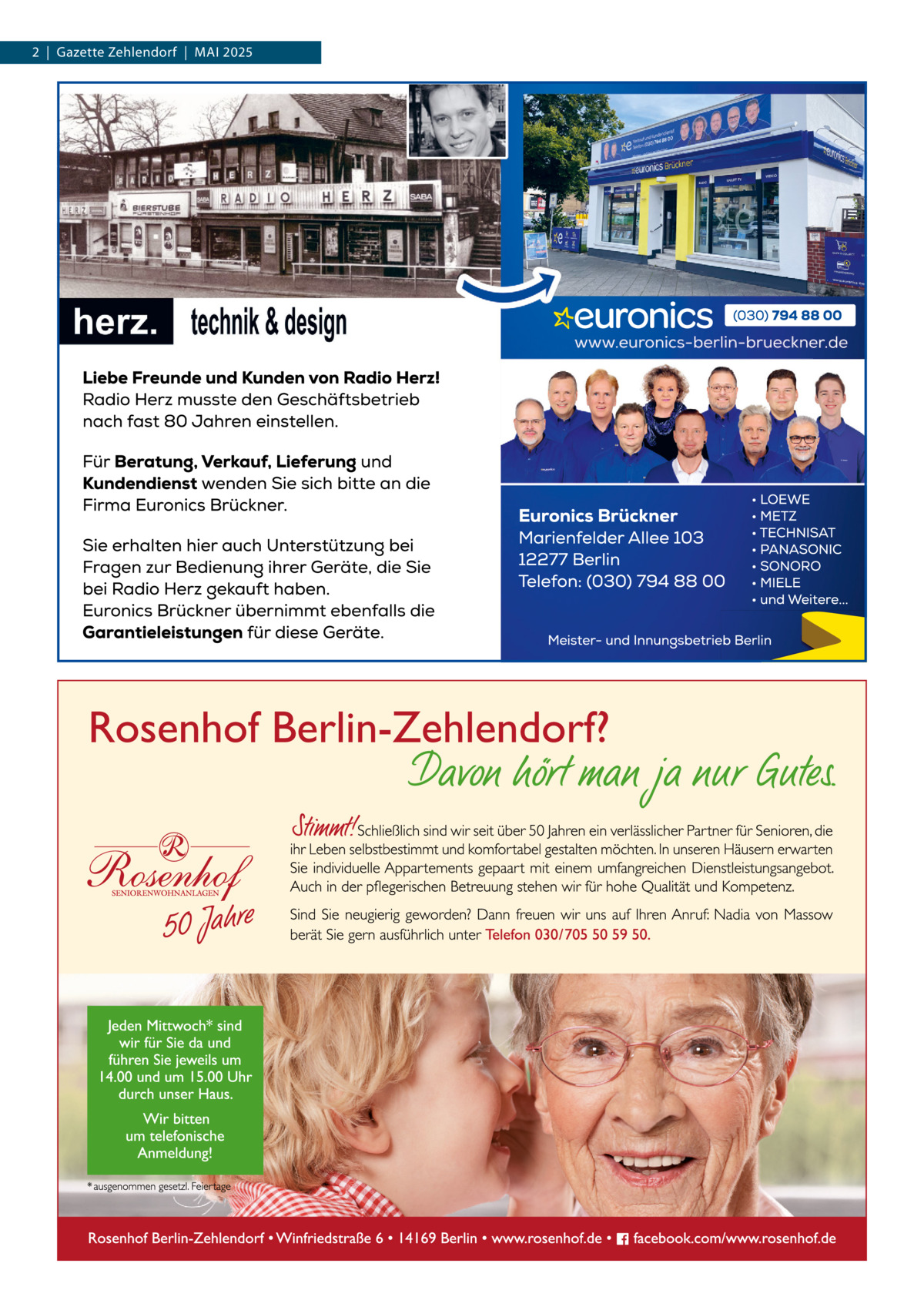 2  |  Gazette Zehlendorf  |  Mai 2025