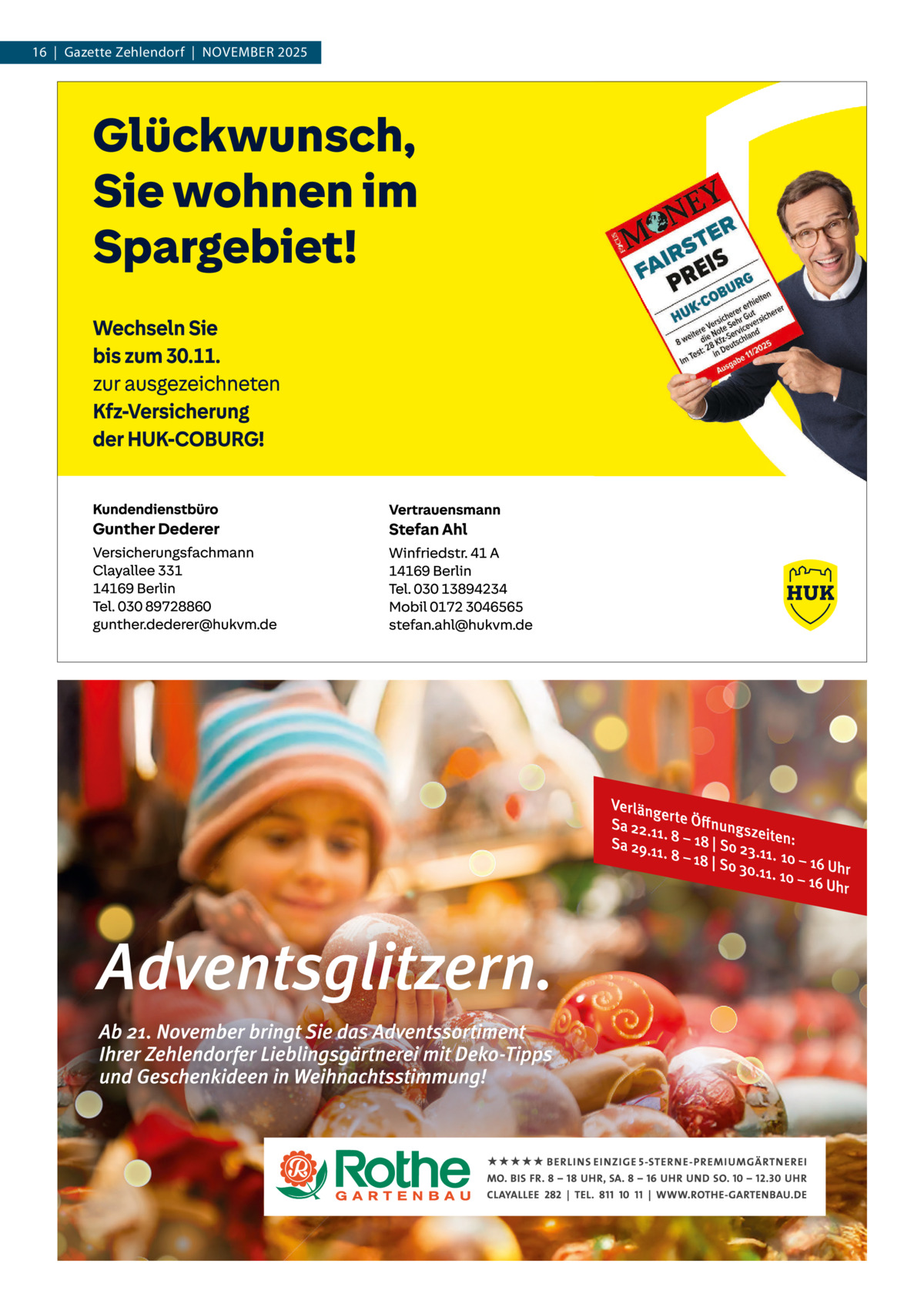 16  |  Gazette Zehlendorf  |  November 2025