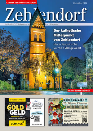 Aktuelles Titelbild der Gazette Zehlendorf