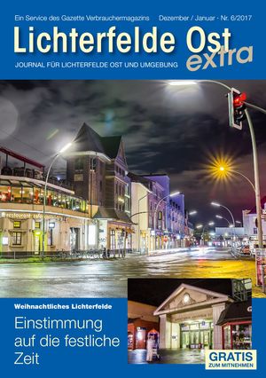 Titelbild Lankwitz & Lichterfelde Ost Journal 6/2017