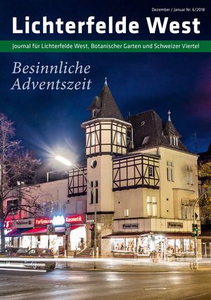 Titelbild Lichterfelde West Journal 6/2018