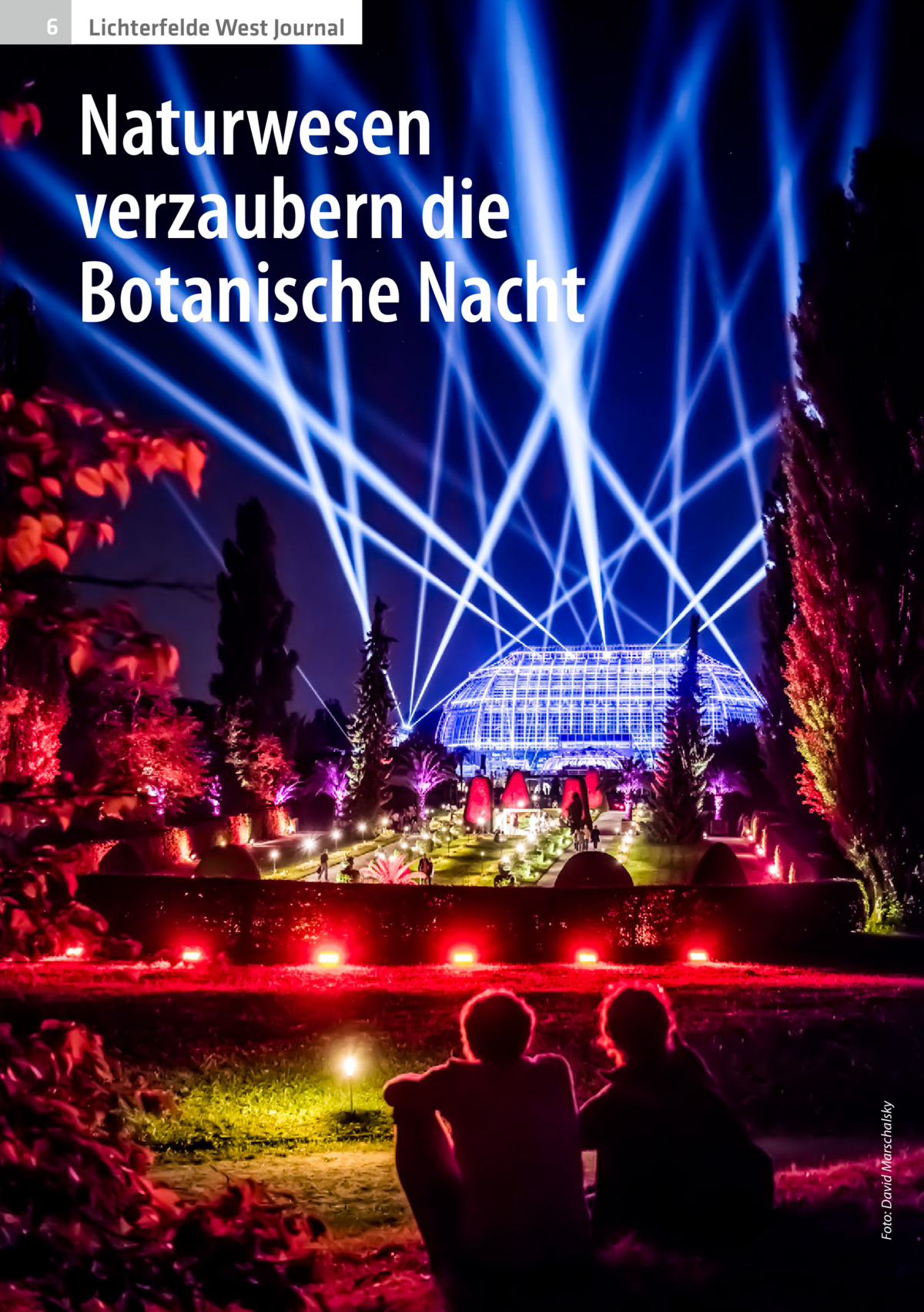 Lichterfelde West Journal  Naturwesen verzaubern die Botanische Nacht  Foto: David Marschalsky  6