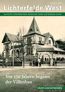 Aktuelles Titelbild: Lichterfelde West Journal