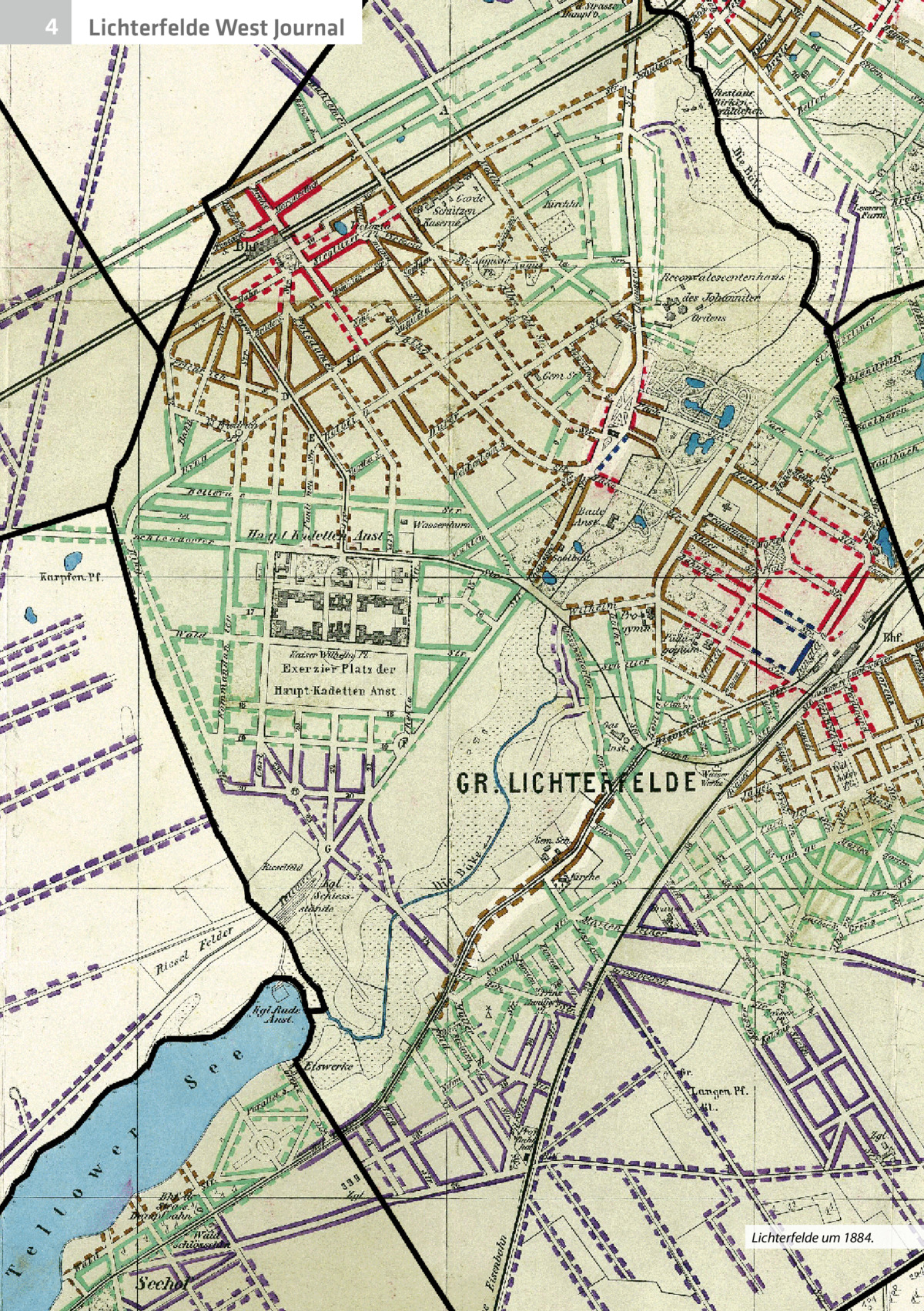 4  Lichterfelde West Journal  Lichterfelde um 1884.