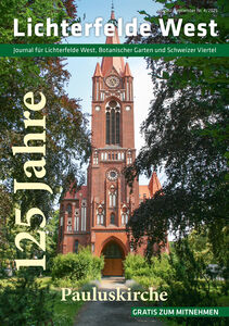 Aktuelles Titelbild: Lichterfelde West Journal
